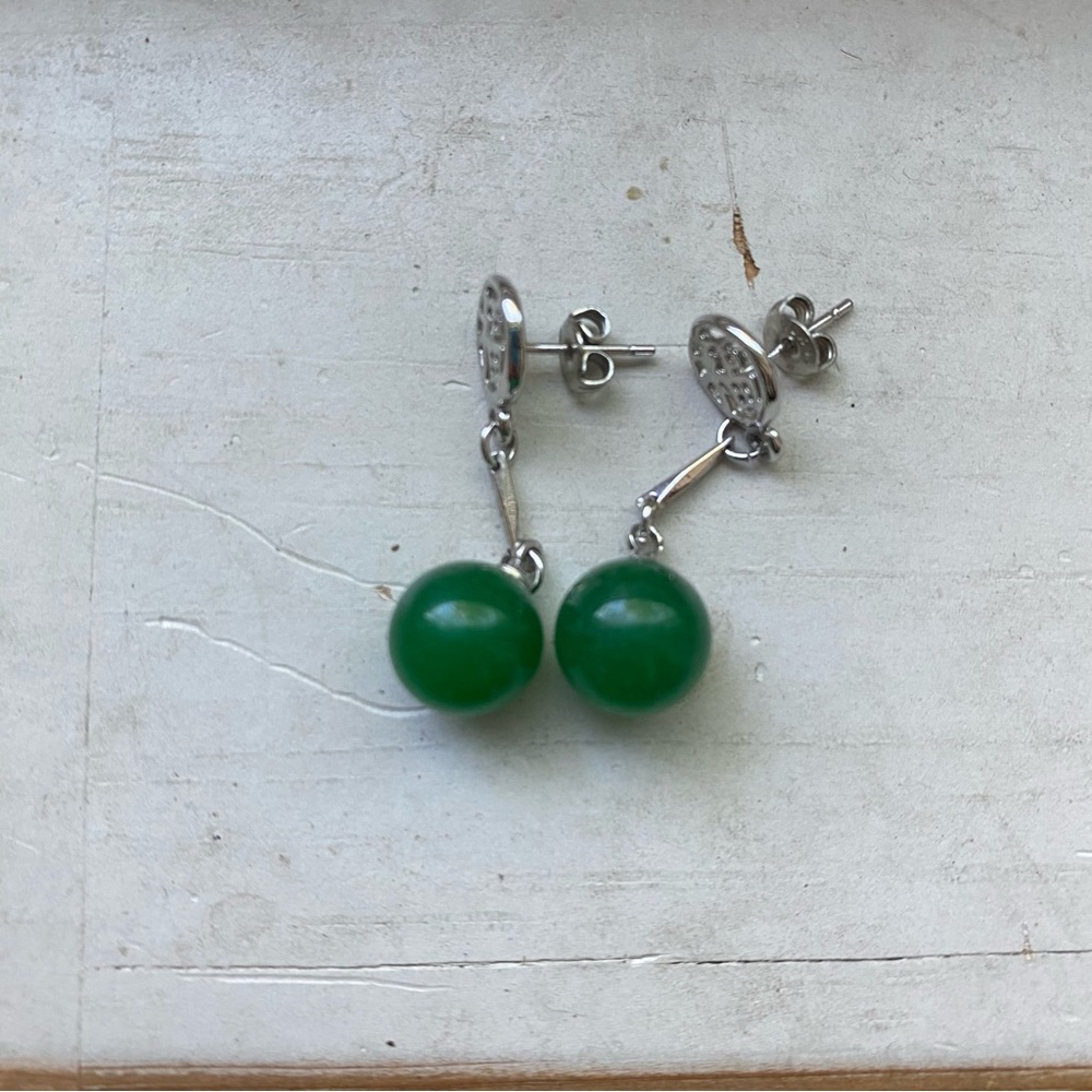 Jade Earrings - image 3